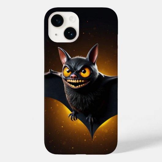 Spooky vleermuis met gloeiende ogen Case-Mate iPhone case (Achterkant)