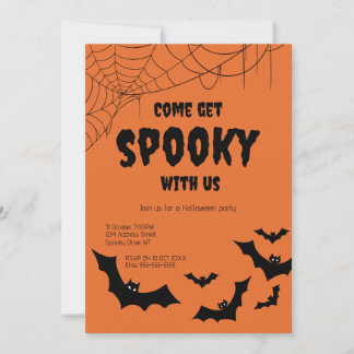Spooky Volwassen Halloween Feest Uitnodiging