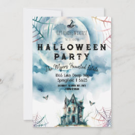 Spooky Volwassen Halloween Party Get Ready Heksen Kaart