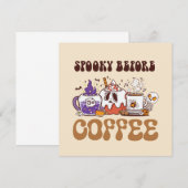 Spooky voor koffie (Voorkant / Achterkant)