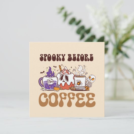 Spooky voor koffie (Staand voorkant)