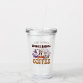Spooky voor koffie acryl drinkbeker (Achterkant)