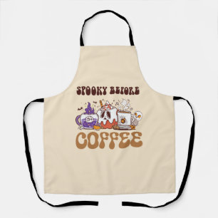 Spooky voor koffie schort