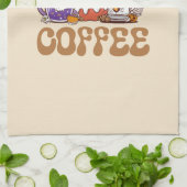 Spooky voor koffie theedoek (Gevouwen)