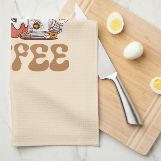 Spooky voor koffie theedoek (Quarter Fold)