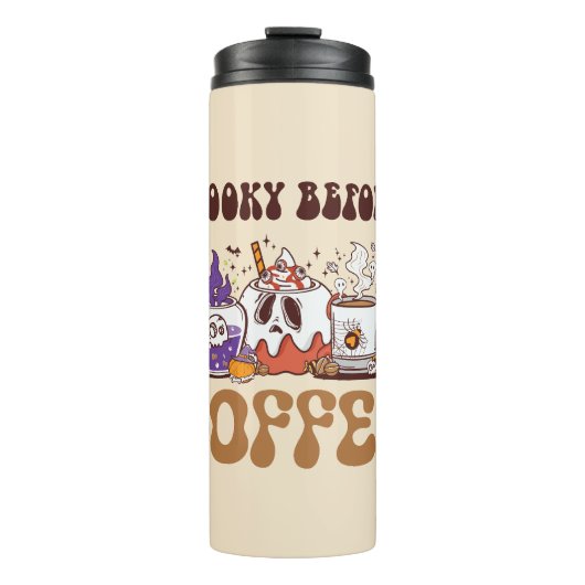 Spooky voor koffie thermosbeker (Voorkant)