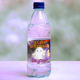 Spooky Waterfles Etiket