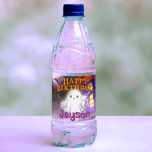 Spooky Waterfles Etiket