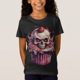 SPOOKY WATERVERF HALLOWEEN CUPCAKES T-SHIRT