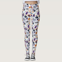 Spooky Waterverf Halloween Patroon