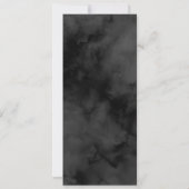 Spooky waterverf Jack-o-Lantern Halloween feest Kaart (Achterkant)