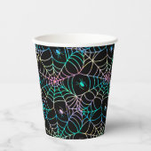 Spooky Webs en griezelige Crawlers Halloween Papieren Bekers (Voorkant)