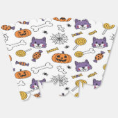 Spooky weerwolf Halloween vibes Bedankdoosjes (Ongevouwen)