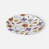 Spooky weerwolf Halloween vibes Papieren Bordje (Gekanteld)