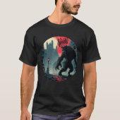 Spooky weerwolf t-shirt (Voorkant)