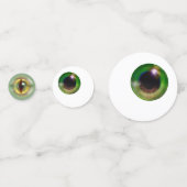 Spooky Weird Eyeball Lizard Kikker Monster Hallowe Confetti (Achterkanten)