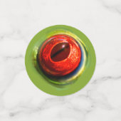 Spooky Weird Eyeball Lizard Kikker Monster Hallowe Confetti (Kleine voorkant)