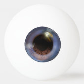 Spooky Weird Realistic Blue Eye Eyeball Halloween Pingpongbal (Voorkant)