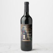 Spooky Wicked Halloween Kostuum Award Wijn Etiket (Voorkant)