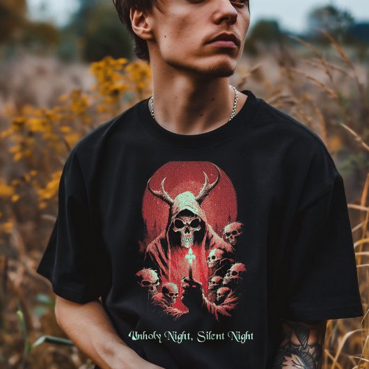 Spooky Winter Horror Duivel Occult T-shirt