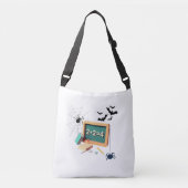 Spooky Wiskunde Teacher Crossbody Tas (Voorkant)