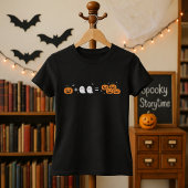 Spooky Wiskunde Teacher Halloween Pumpkin & Ghosts T-shirt
