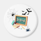 Spooky Wiskunde Teacher Magneet (Voorkant)
