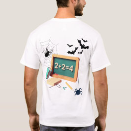 Spooky Wiskunde Teacher T-shirt