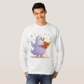 Spooky Wiskunde Teacher T-shirt (Voorkant volledig)