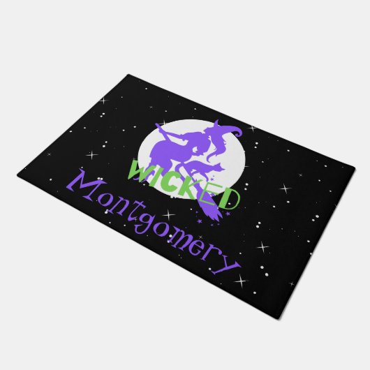 Spooky Witch Deurmat (Schuin)