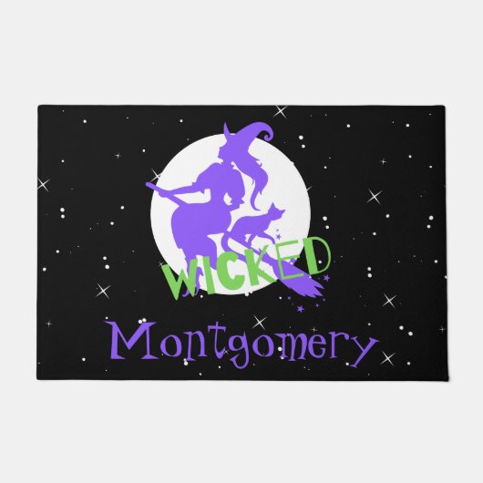 Spooky Witch Deurmat (Voorkant)