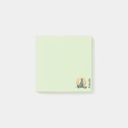 Spooky Witch Green Post-it® Notes (Voorkant)