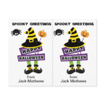 Spooky Witch Greetings School Party Halloween Kaar