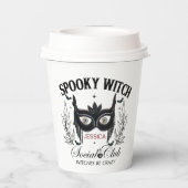 Spooky Witch Halloween Party 30ste verjaardag Papieren Bekers (Achterkant)