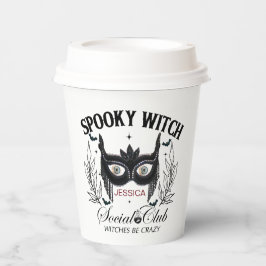 Spooky Witch Halloween Party 30ste verjaardag Papieren Bekers