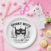 Spooky Witch Halloween Party 30ste verjaardag Papieren Bordje (Feest)