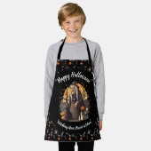 Spooky Witch Halloween Schort- zwart- 🎃👻 Schort (Gedragen)