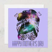 Spooky Witch Moederdag Creepy Mama Feestdagenkaart (Voorkant / Achterkant)
