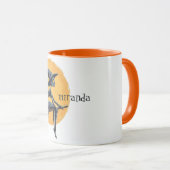 Spooky Witch op bezemsteel Mok (Voorkant rechts)