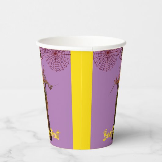 Spooky Witch Papieren Bekers (Rechts)