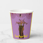 Spooky Witch Papieren Bekers (Voorkant)