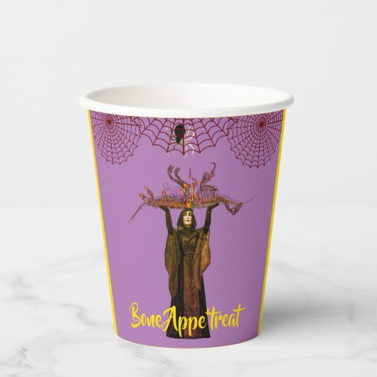 Spooky Witch Papieren Bekers (Voorkant)