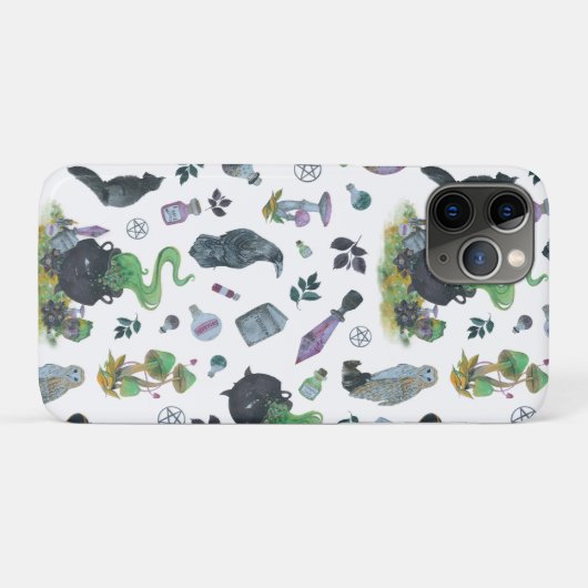 Spooky Witch Pattern Case-Mate iPhone Case (Achterkant (horizontaal))