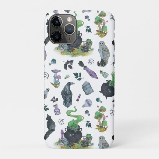 Spooky Witch Pattern Case-Mate iPhone Case (Achterkant)