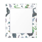 Spooky Witch Pattern Notitieblok (Voorkant)