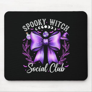 Spooky Witch Social Club Coquette Grappig Hallowee Muismat