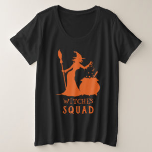 Spooky Witch Spider Frog Potion Halloween Party Grote Maat T-shirt