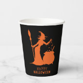 Spooky Witch Spider Frog Potion Halloween Party Pa Papieren Bekers (Achterkant)