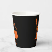 Spooky Witch Spider Frog Potion Halloween Party Pa Papieren Bekers (Links)