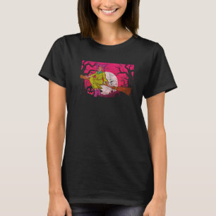 Spooky Witchcraft Pumpkin Flying Bats Full Moon Sc T-shirt